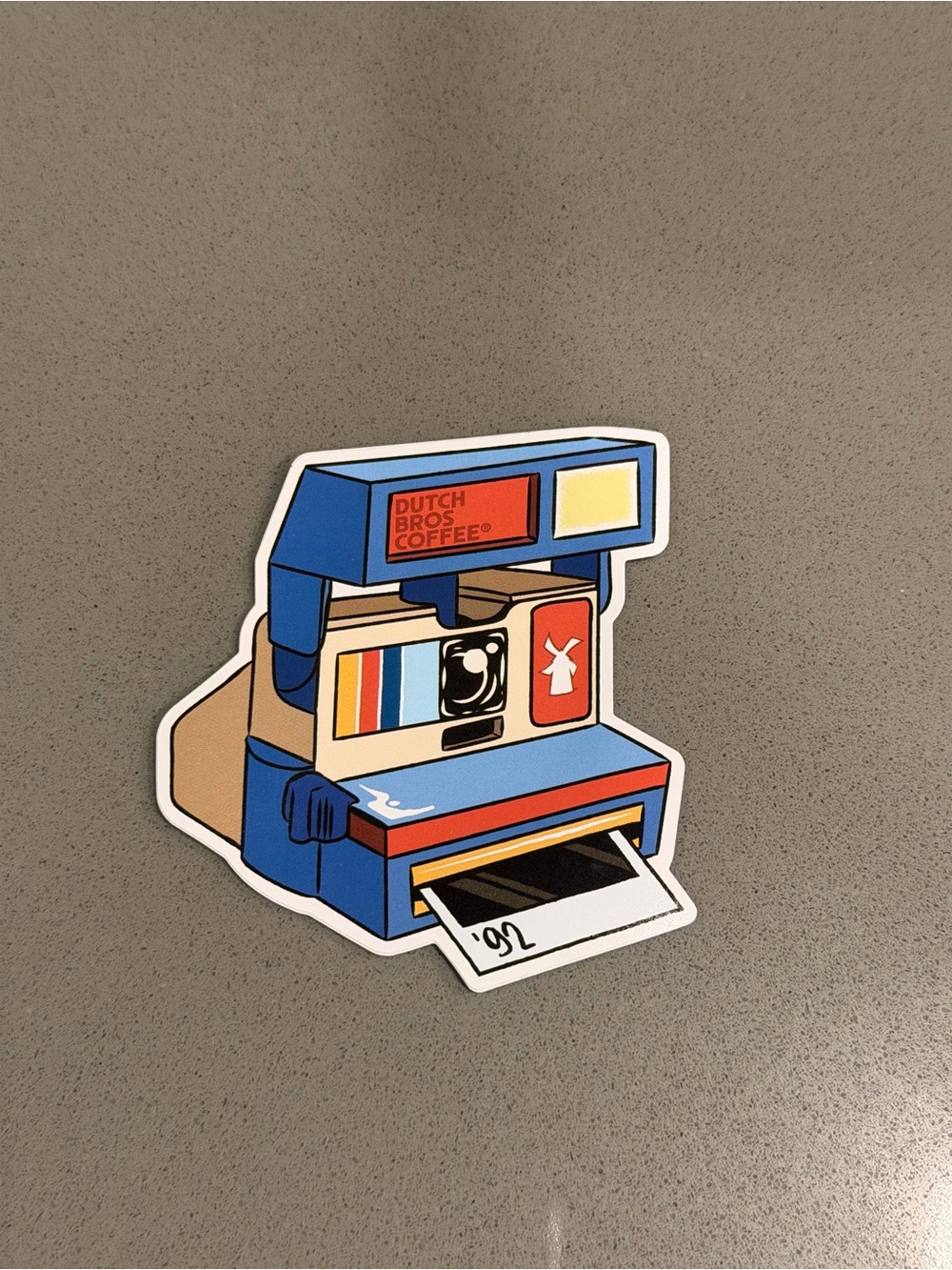 Dutch Bros Retro Camera Sticker